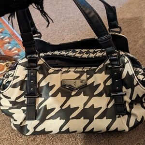 Vera Wang houndstooth purse